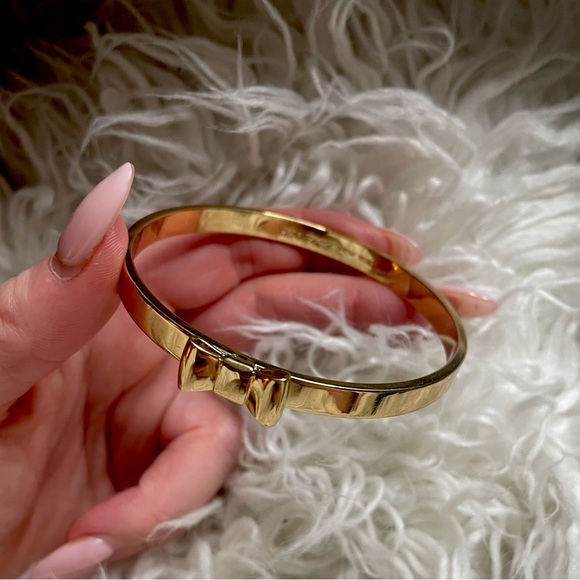 Kate Spade New York - Gold - Authentic Take A Bow Bracelet and Earring Set - Picture 2 of 3